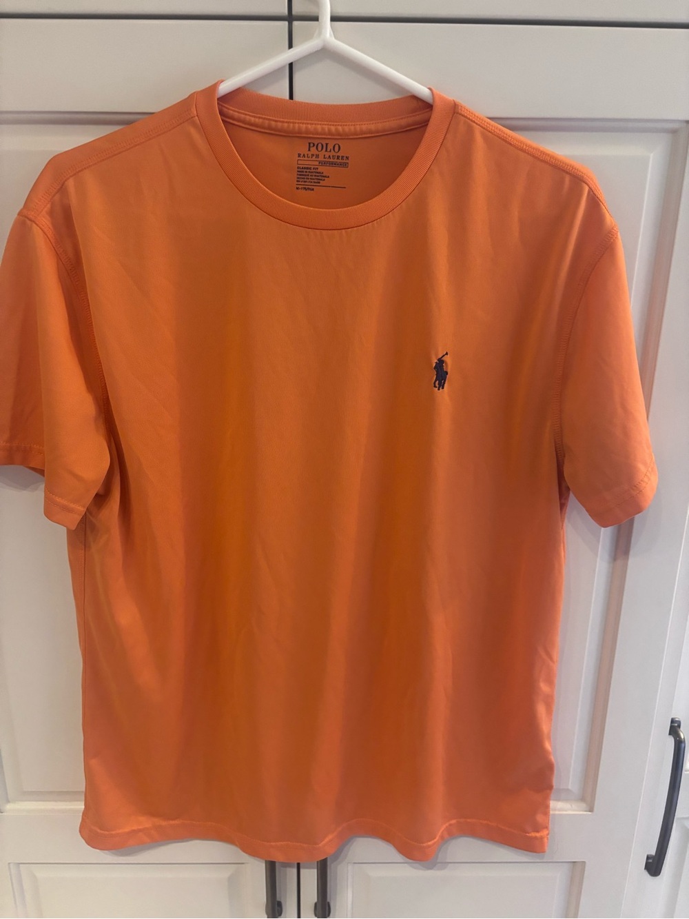 Polo by Ralph Lauren performance orange Classic Crew Neck T-Shirt medium